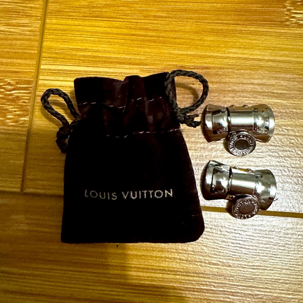 Louis Vuitton ribbon cuff links